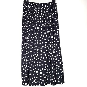 Metro Wear Black and White Polka Dot Skirt